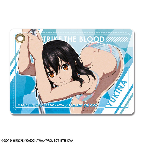 『ストライク・ザ・ブラッドFINAL』レザーパスケース デザイン04(姫柊雪菜/D)【202510再販】